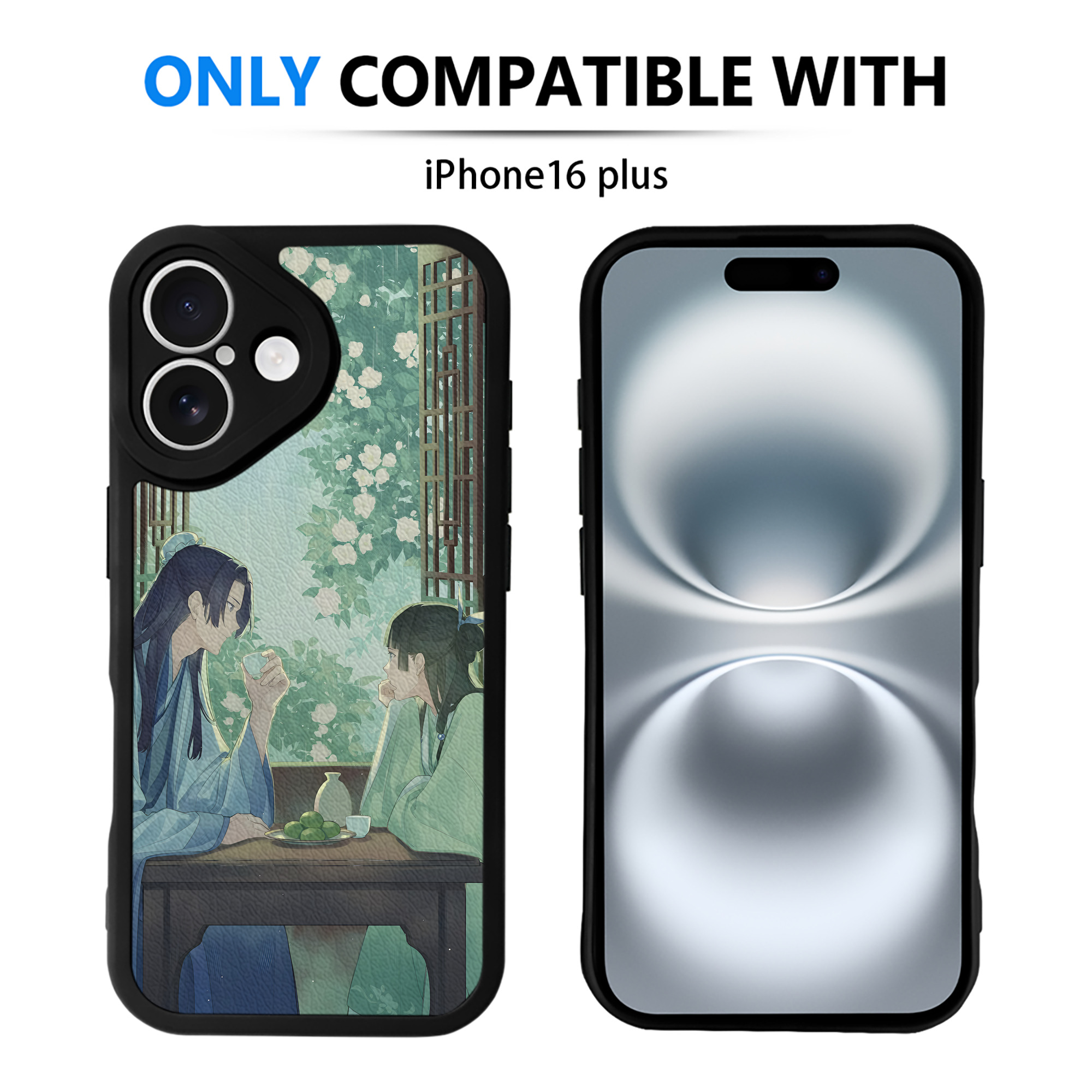 （画像用） 薬屋のひとりごと The Apothecary Diaries 【iPhone 16シリーズ対応】シリコンスマホケース（レザー調） 材質：シリコン